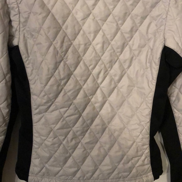 Marmot Gray with Black Quilted Zippered Jacket - Picture 5 of 8